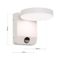 LED-Außenwandleuchte Hendryk Mit Sensor, Weiß -Paulmann Verkaufsgeschäft 10002100 4