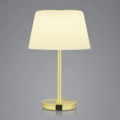 BANKAMP Conus LED-Tischleuchte, Messing