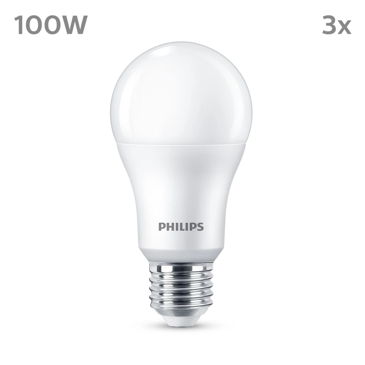 Philips LED-Lampe E27 13W 1.521lm 2.700K Matt 3er 2 Philips LED-Lampe E27 13W 1.521lm 2.700K Matt 3er – Bild 2