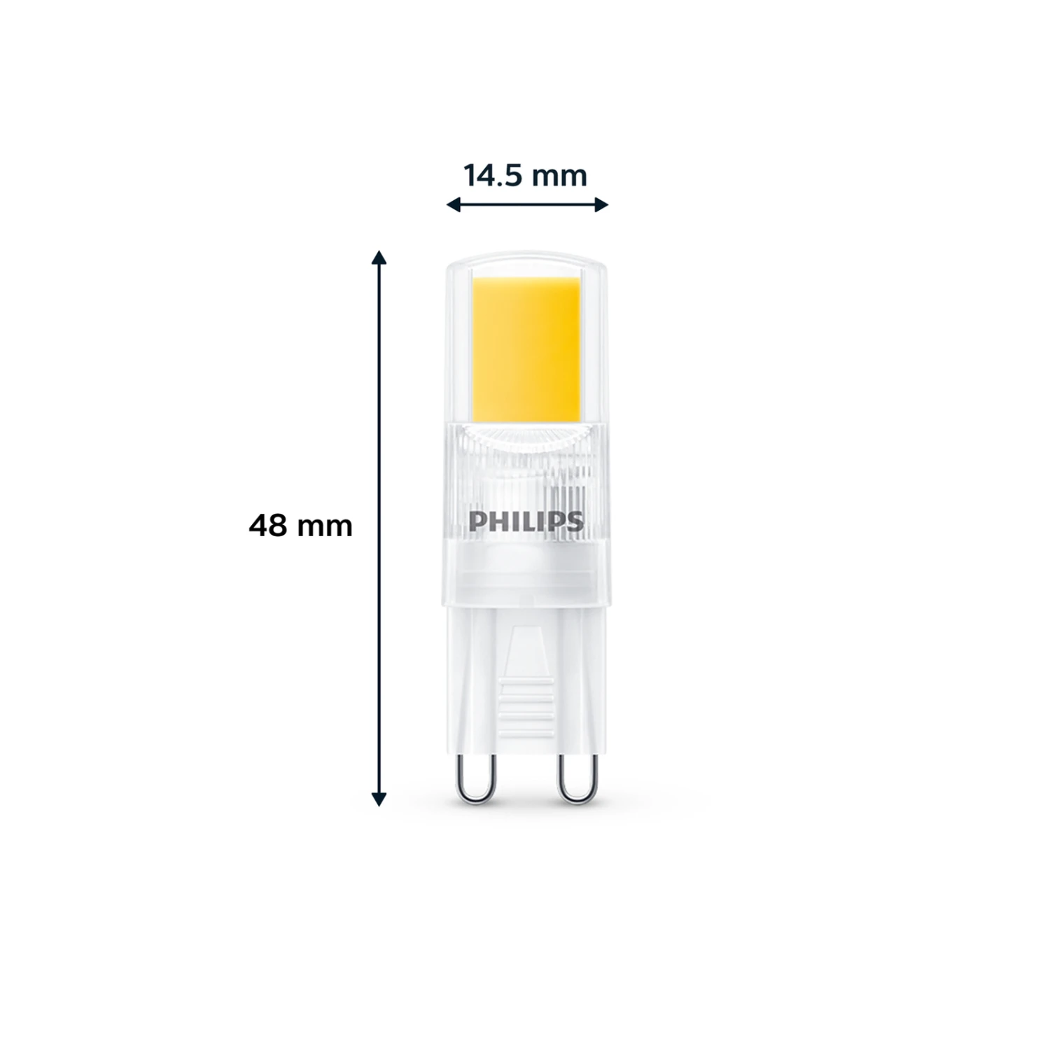 Philips LED-Lampe G9 2W 220lm 2.700K Klar 6er 3 Philips LED-Lampe G9 2W 220lm 2.700K Klar 6er – Bild 3