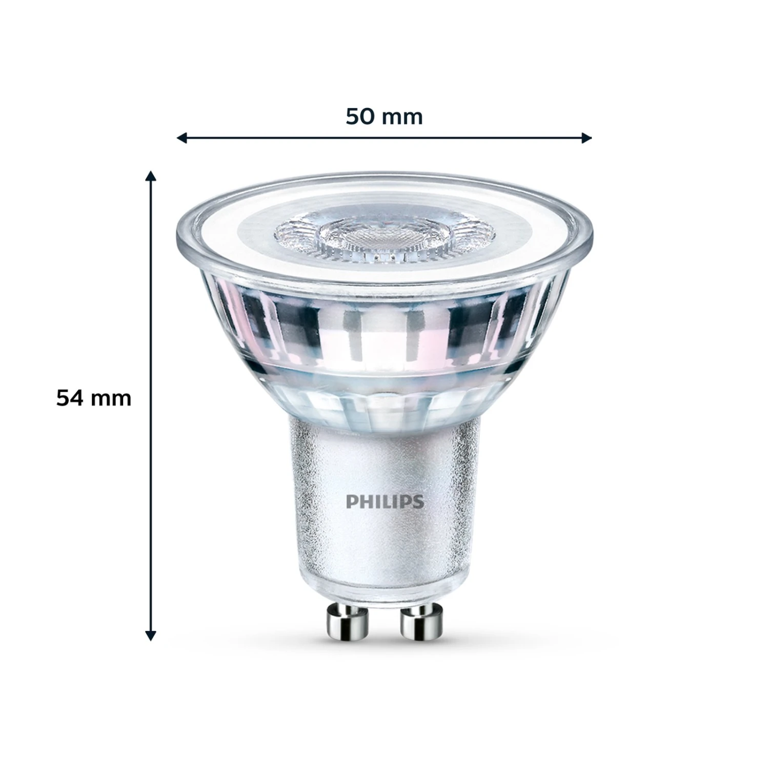 Philips LED-Lampe GU10 3,5W 255lm 827 Klar 36° 6er 3 Philips LED-Lampe GU10 3,5W 255lm 827 Klar 36° 6er – Bild 3