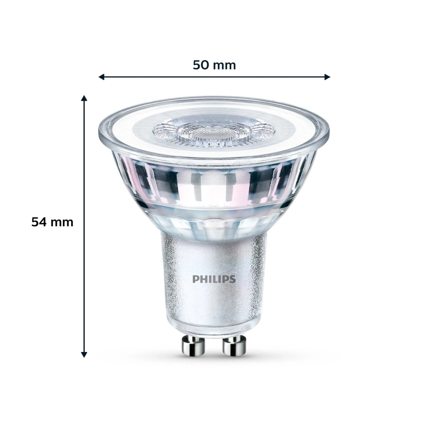 Philips LED-Lampe GU10 4,6W 355lm 827 Klar 36° 6er 3 Philips LED-Lampe GU10 4,6W 355lm 827 Klar 36° 6er – Bild 3
