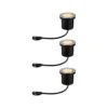 Paulmann Plug & Shine LED-Einbaulampe 4,5W 3er-Set