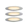 Paulmann Plug & Shine LED-Einbauleuchte 2W 3er-Set