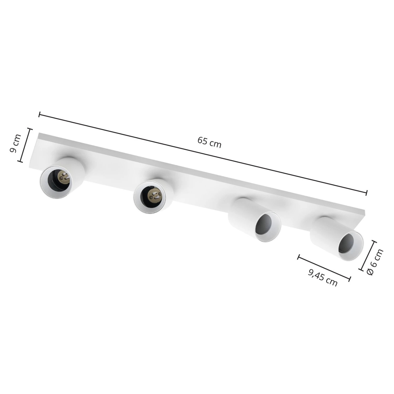 Arcchio Brinja Deckenstrahler, Lang, Weiß, 4fl 4 Arcchio Brinja Deckenstrahler, Lang, Weiß, 4fl – Bild 4