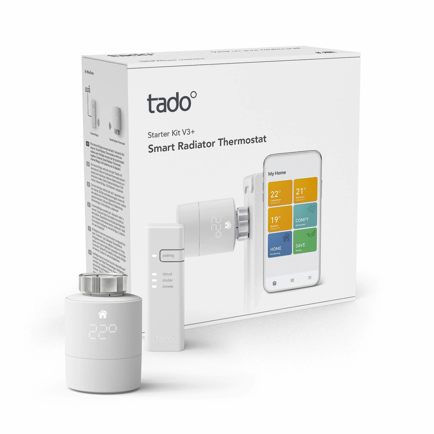 Tado° Smart V3+, 3x Heizkörper-Thermostat + Bridge 5 Tado° Smart V3+, 3x Heizkörper-Thermostat + Bridge – Bild 5