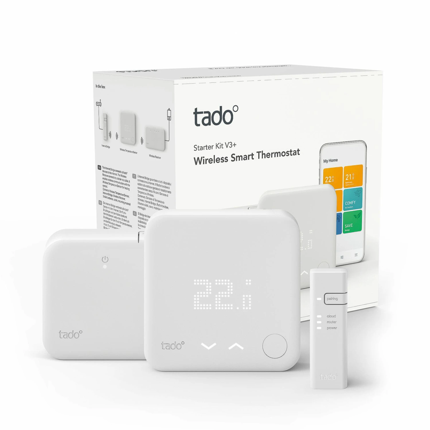 Tado° Smart Thermostat Starter Kit V3+ Funk Bundle 2 Tado° Smart Thermostat Starter Kit V3+ Funk Bundle – Bild 2
