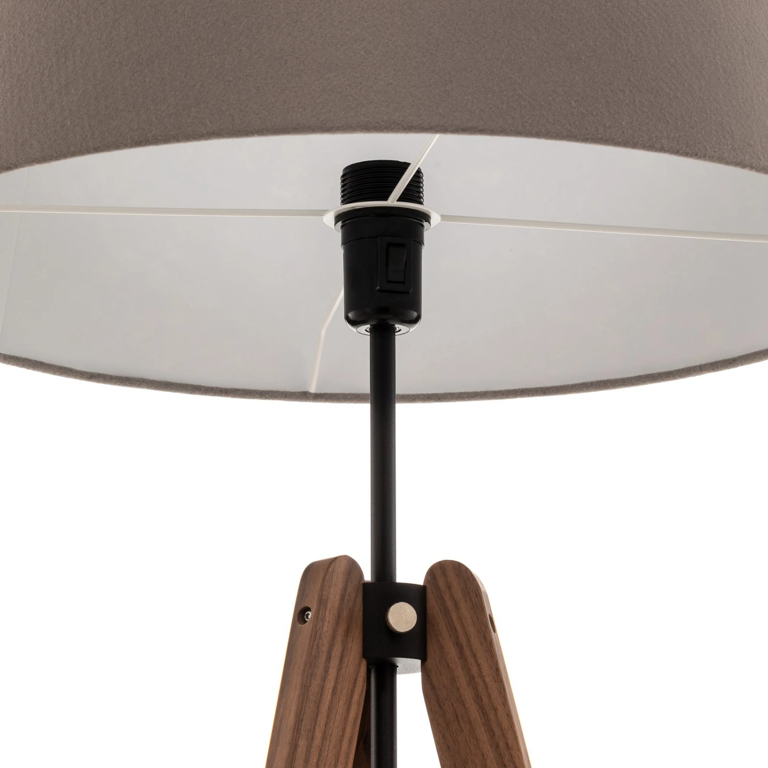 Rothfels Reba Stehlampe, Tripod, Filz Grau 6 Rothfels Reba Stehlampe, Tripod, Filz Grau – Bild 6