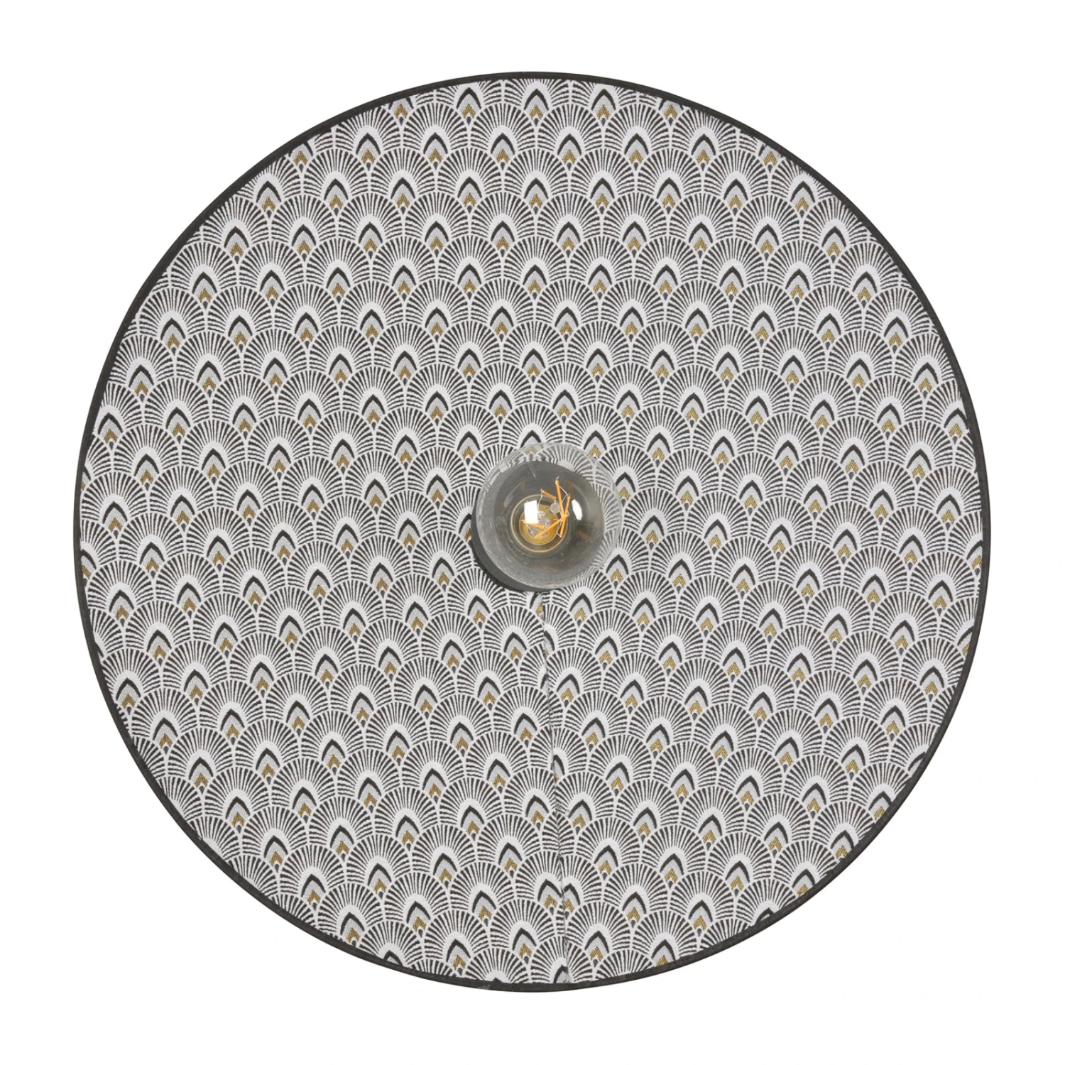 MARKET SET Gatsby Wandleuchte Ø60cm Pfauenmuster 3 MARKET SET Gatsby Wandleuchte Ø60cm Pfauenmuster – Bild 3