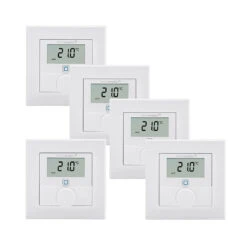 Homematic IP Wandthermostat Feuchtigkeitssensor 5x