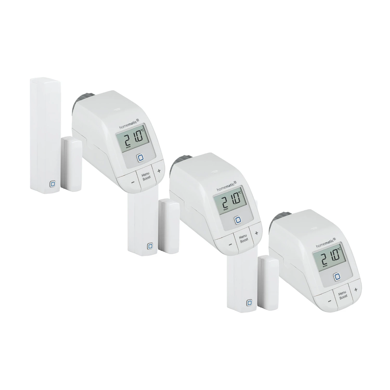 Homematic IP Bundle Heizen 3x Thermostat 3x Sensor 1 Homematic IP Bundle Heizen 3x Thermostat 3x Sensor