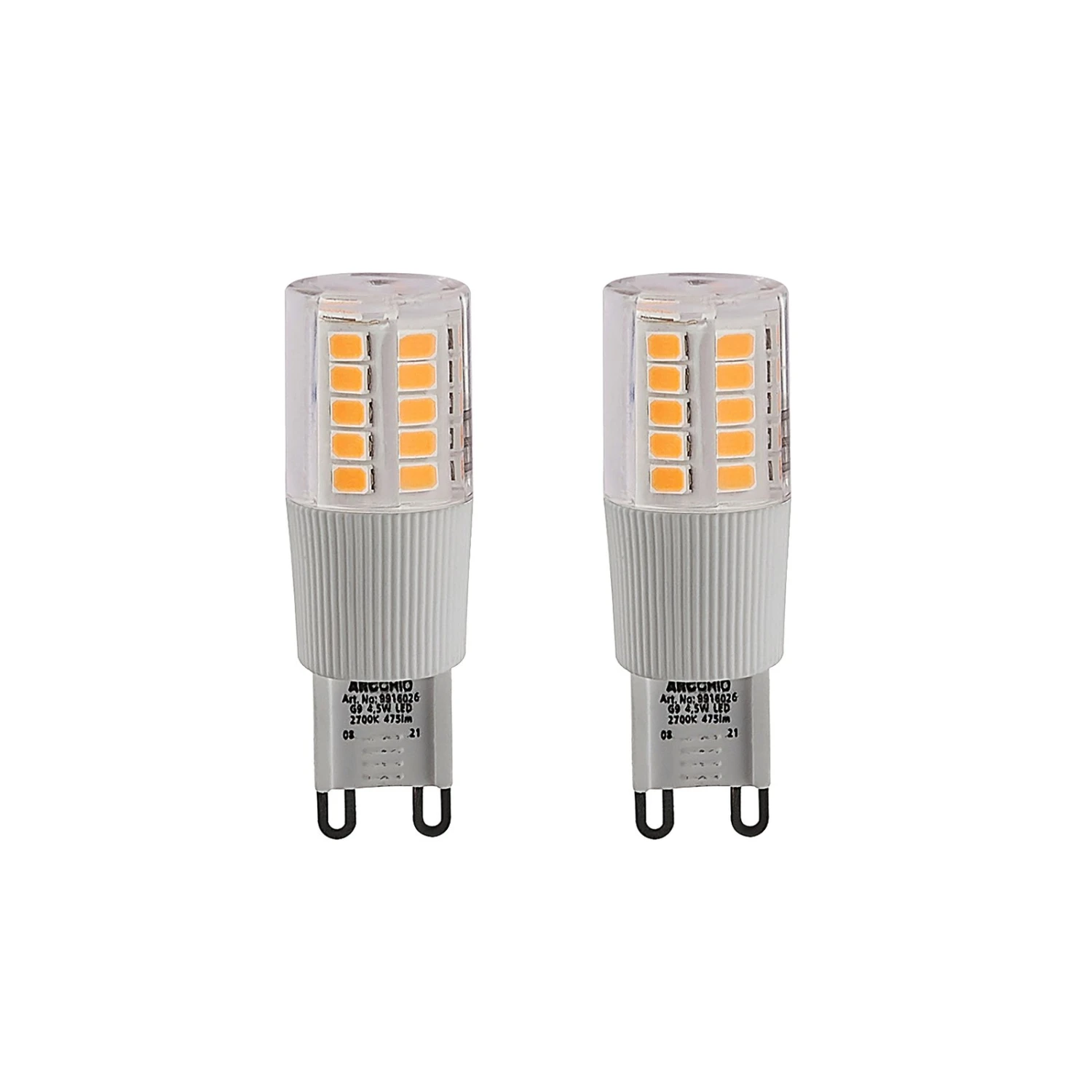 Arcchio LED-Stiftsockellampe G9 4,5W 2.700K 2er 1 Arcchio LED-Stiftsockellampe G9 4,5W 2.700K 2er