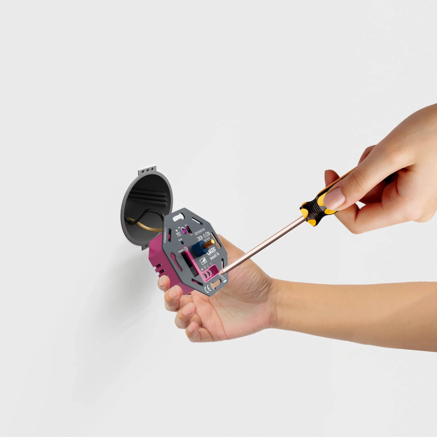 Calex Smart LED-Dimmer, Einbaumontage 3 Calex Smart LED-Dimmer, Einbaumontage – Bild 3