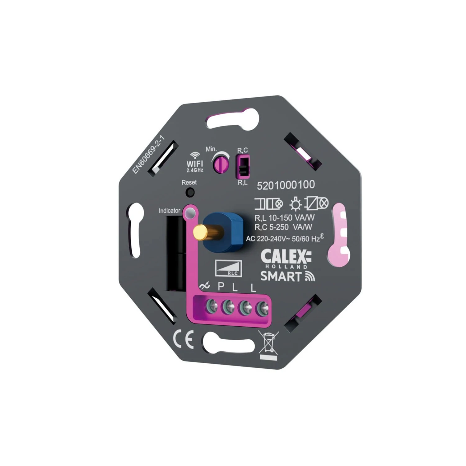 Calex Smart LED-Dimmer, Einbaumontage 1 Calex Smart LED-Dimmer, Einbaumontage
