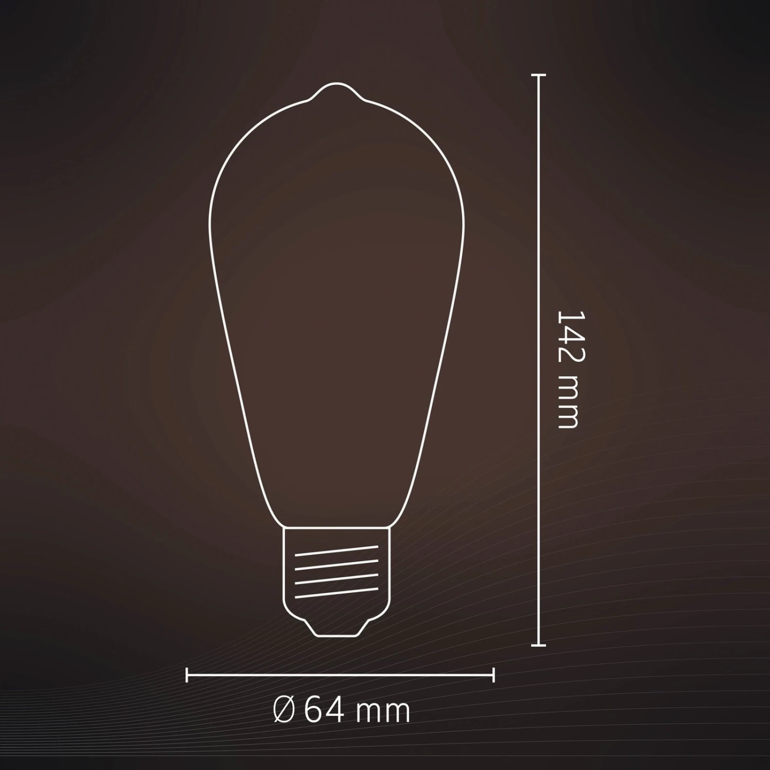 Calex Smart Rustic E27 ST64 LED 4,9W Filament RGBW 3 Calex Smart Rustic E27 ST64 LED 4,9W Filament RGBW – Bild 3
