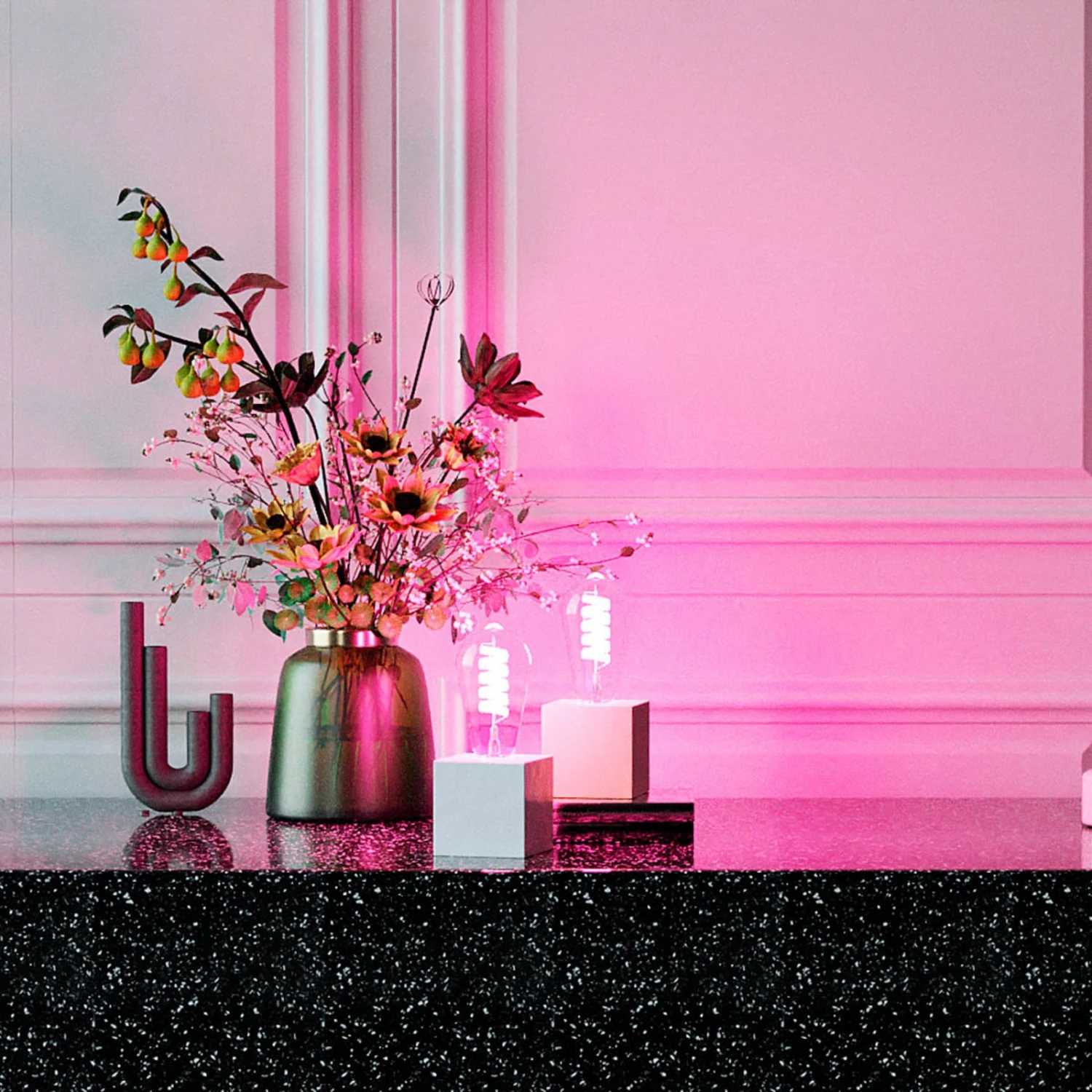 Calex Smart Rustic E27 ST64 LED 4,9W Filament RGBW 6 Calex Smart Rustic E27 ST64 LED 4,9W Filament RGBW – Bild 6