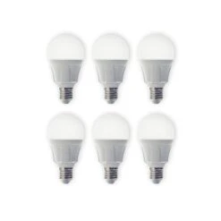 E27 8,5W 830 LED-Lampe Warmweiß 6er-Set