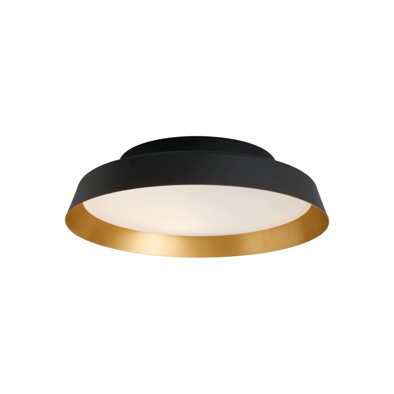 LED-Außendeckenleuchte Boop! Ø37cm Schwarz/gold 1 LED-Außendeckenleuchte Boop! Ø37cm Schwarz/gold