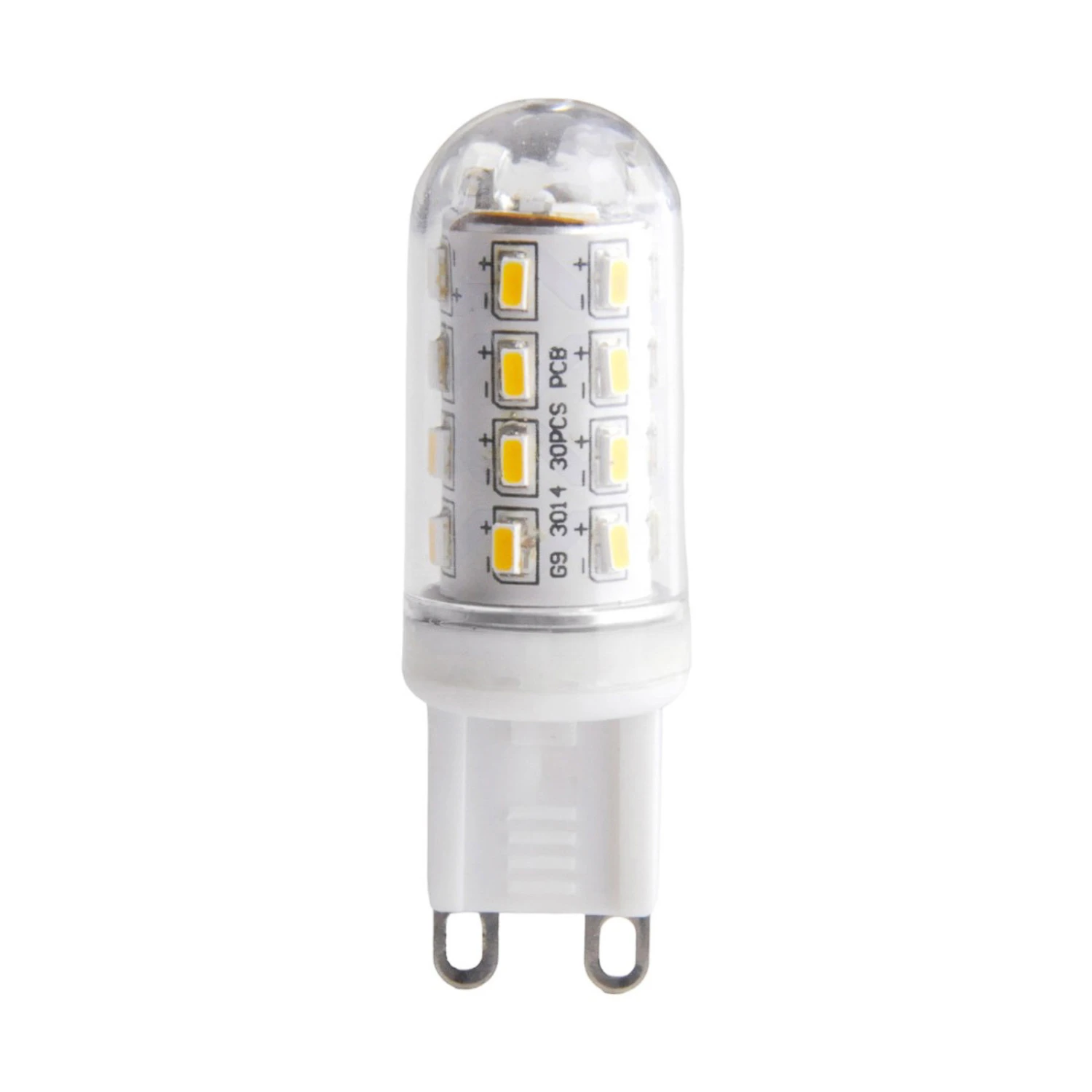 LED-Lampe In Röhrenform G9 3W 830 Klar 10er-Set 2 LED-Lampe In Röhrenform G9 3W 830 Klar 10er-Set – Bild 2