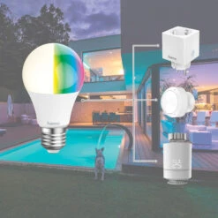 Hama WLAN LED-Lampe E27 A60 10W RGBW Dimmbar Opal 10 Hama WLAN LED-Lampe E27 A60 10W RGBW Dimmbar Opal -Paulmann Verkaufsgeschäft 10012206 2