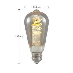 Lucande LED E27 ST64 4W 1.800K Dimmbar Titan 5er 11 Lucande LED E27 ST64 4W 1.800K Dimmbar Titan 5er -Paulmann Verkaufsgeschäft 10012507 2