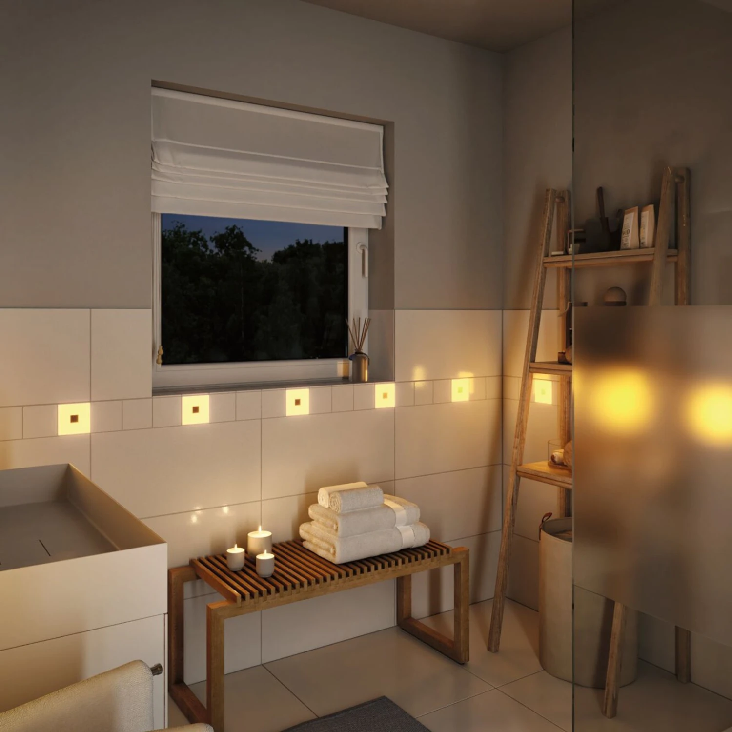 Paulmann LumiTiles Square, ZigBee, RGBW, 2er-Set 6 Paulmann LumiTiles Square, ZigBee, RGBW, 2er-Set – Bild 6