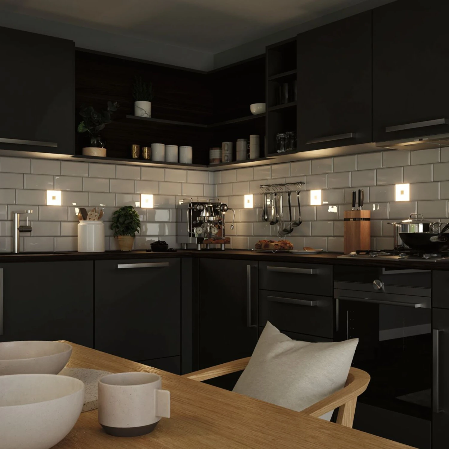 Paulmann LumiTiles Square, ZigBee, RGBW, 2er-Set 7 Paulmann LumiTiles Square, ZigBee, RGBW, 2er-Set – Bild 7