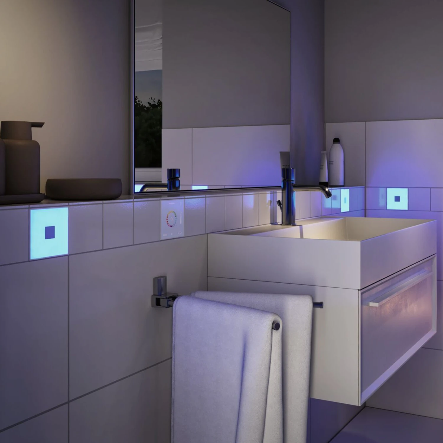 Paulmann LumiTiles Touch Modul Square Wandschalter 5 Paulmann LumiTiles Touch Modul Square Wandschalter – Bild 5