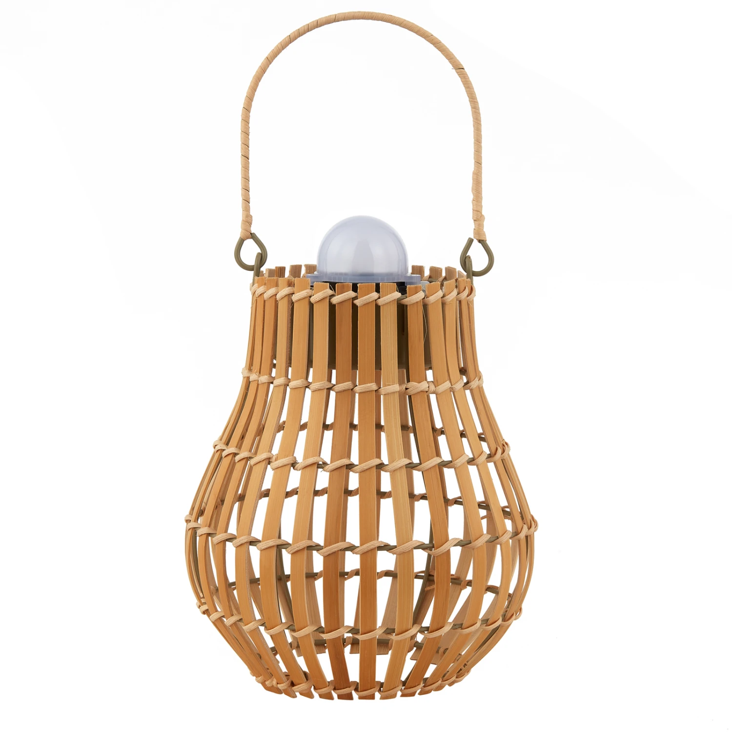 Lindby Amaria LED-Solar-Terrassenleuchte Bambus 1 Lindby Amaria LED-Solar-Terrassenleuchte Bambus