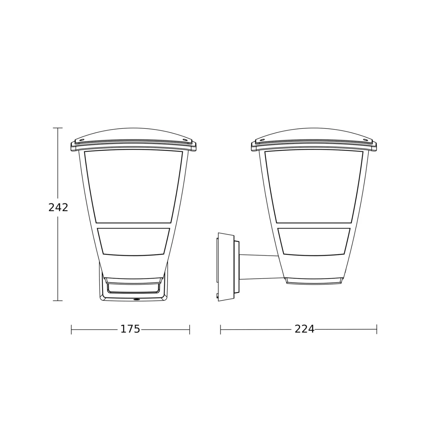 STEINEL L 10 Außenwandleuchte Schwarz 2 STEINEL L 10 Außenwandleuchte Schwarz – Bild 2