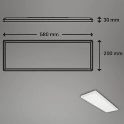LED-Anbaupanel Slim 58x20cm On/off 4.000K Weiß 9 LED-Anbaupanel Slim 58x20cm On/off 4.000K Weiß -Paulmann Verkaufsgeschäft 10013614 3