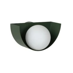 Wandlampe Benni Mit Kugelschirm Aus Glas, Grün 6 Wandlampe Benni Mit Kugelschirm Aus Glas, Grün -Paulmann Verkaufsgeschäft 10014789 2