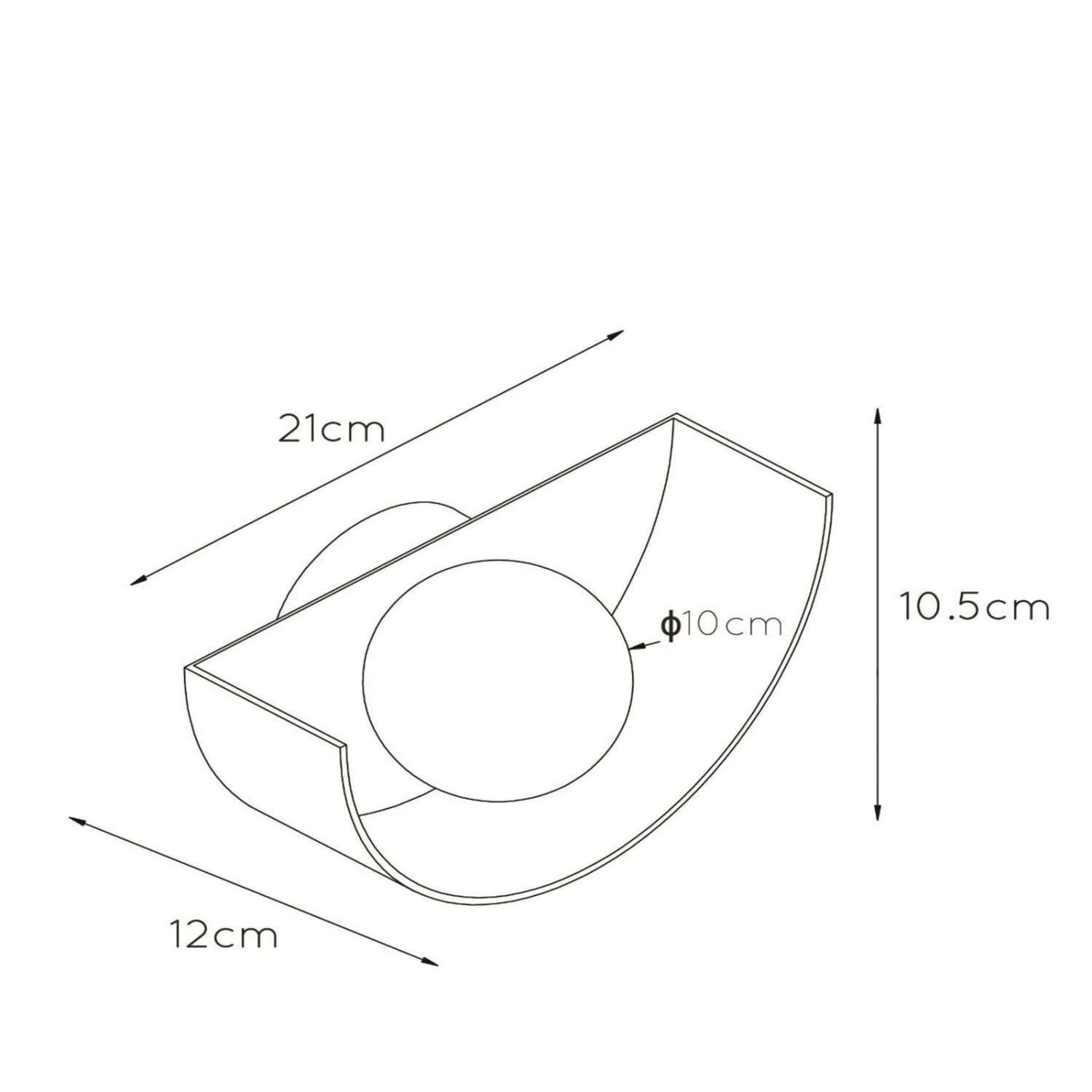 Wandlampe Benni Mit Kugelschirm Aus Glas, Grün 4 Wandlampe Benni Mit Kugelschirm Aus Glas, Grün – Bild 4
