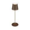 LED-Tischleuchte Kiki Mit Akku 3.000K, Braun/gold