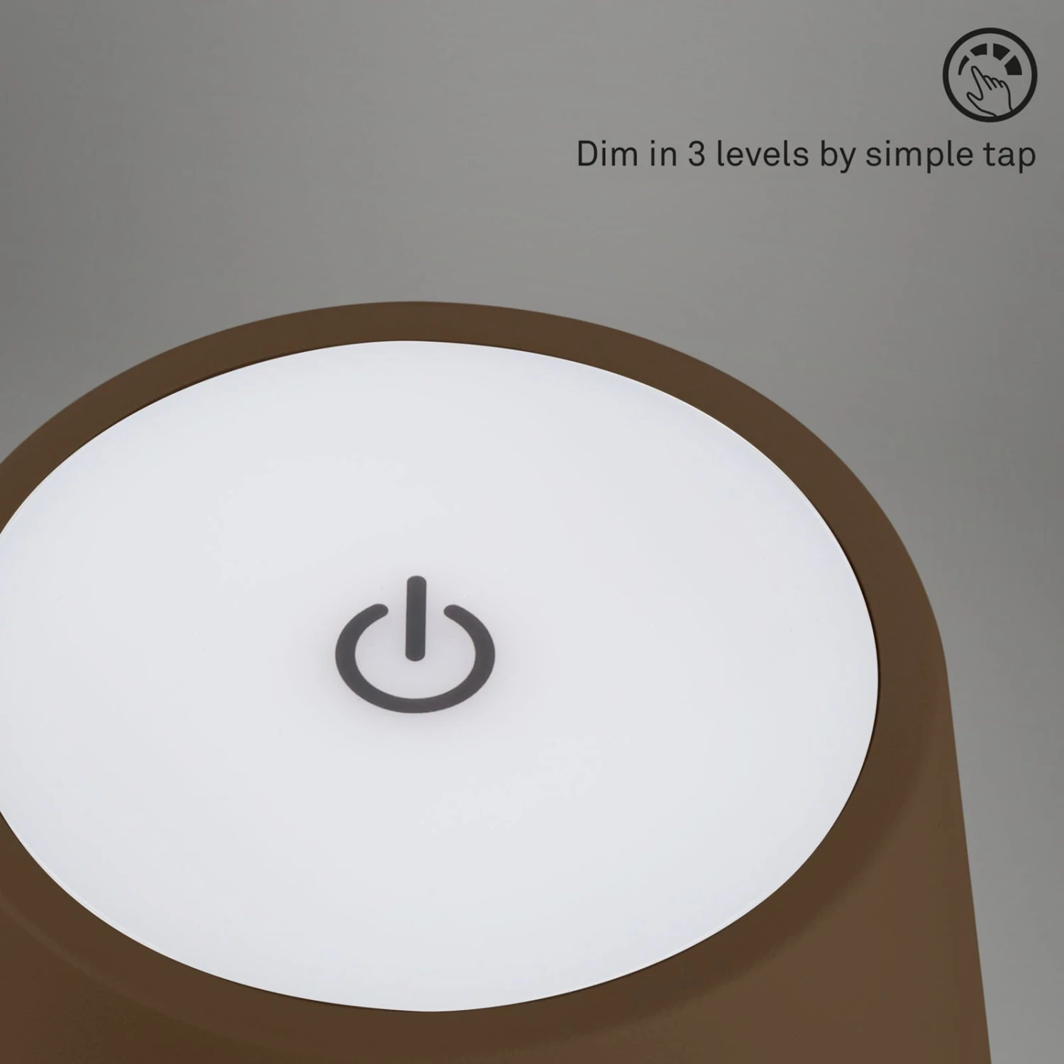 LED-Tischleuchte Kiki Mit Akku 3.000K, Braun/gold 6 LED-Tischleuchte Kiki Mit Akku 3.000K, Braun/gold – Bild 6