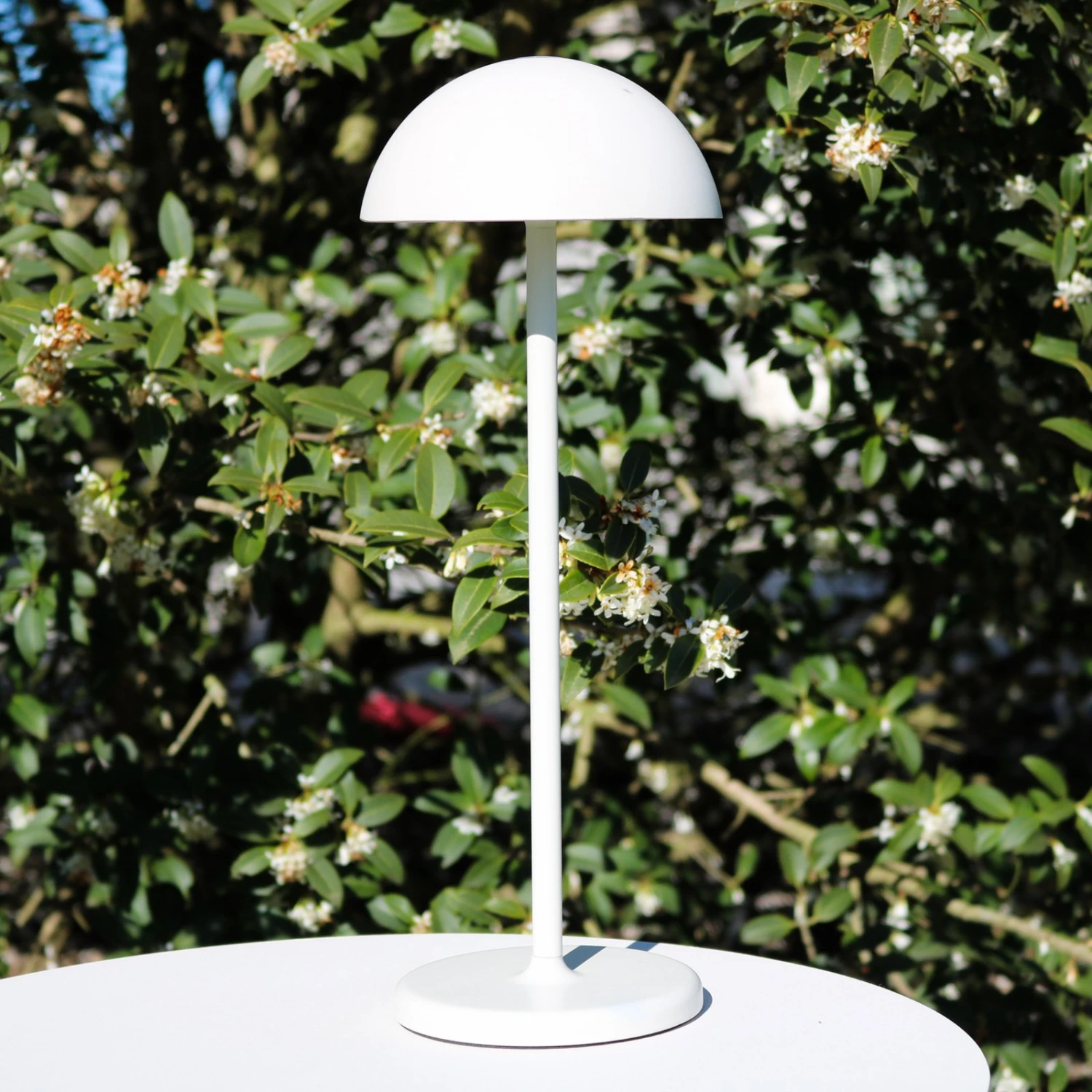 LED-Außentischleuchte Joy, Akku, Dimmbar, Weiß 1 LED-Außentischleuchte Joy, Akku, Dimmbar, Weiß