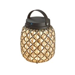 Bover Nans M/21/R LED-Akku-Tischleuchte, Braun