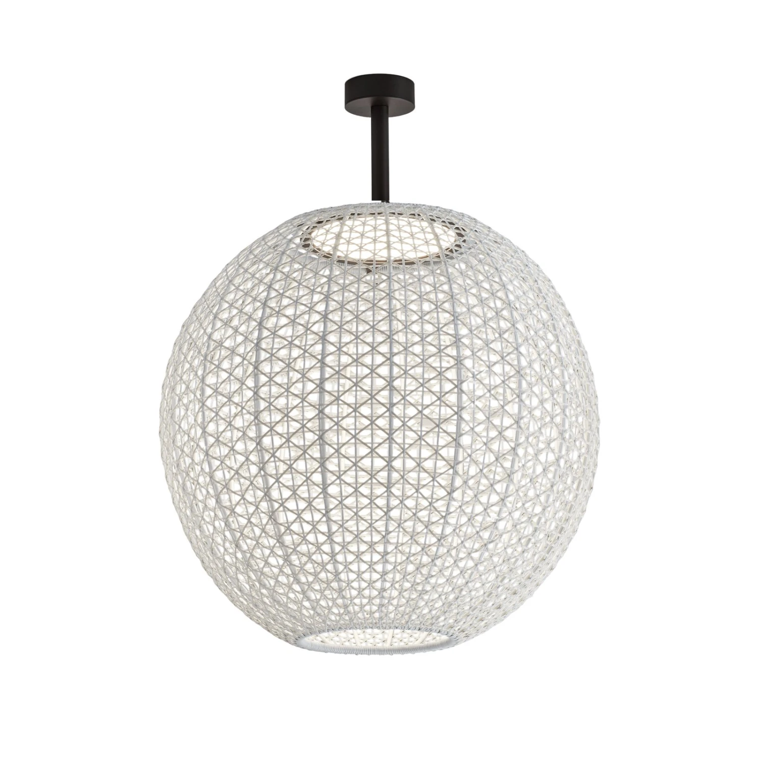 Bover Nans Sphere PF/80 LED-Außendeckenlampe Beige 1 Bover Nans Sphere PF/80 LED-Außendeckenlampe Beige