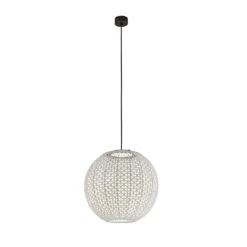 Bover Nans Sphere S/60 LED-Außenhängeleuchte Beige