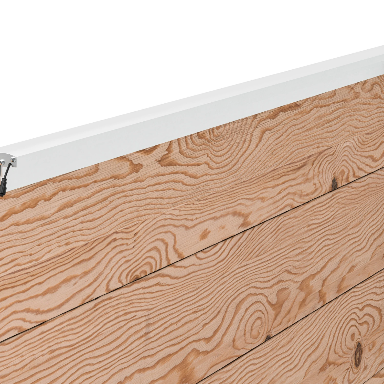 LED-Lichtleiste 1er-Starter-Set Holzzaun Silber 3 LED-Lichtleiste 1er-Starter-Set Holzzaun Silber – Bild 3