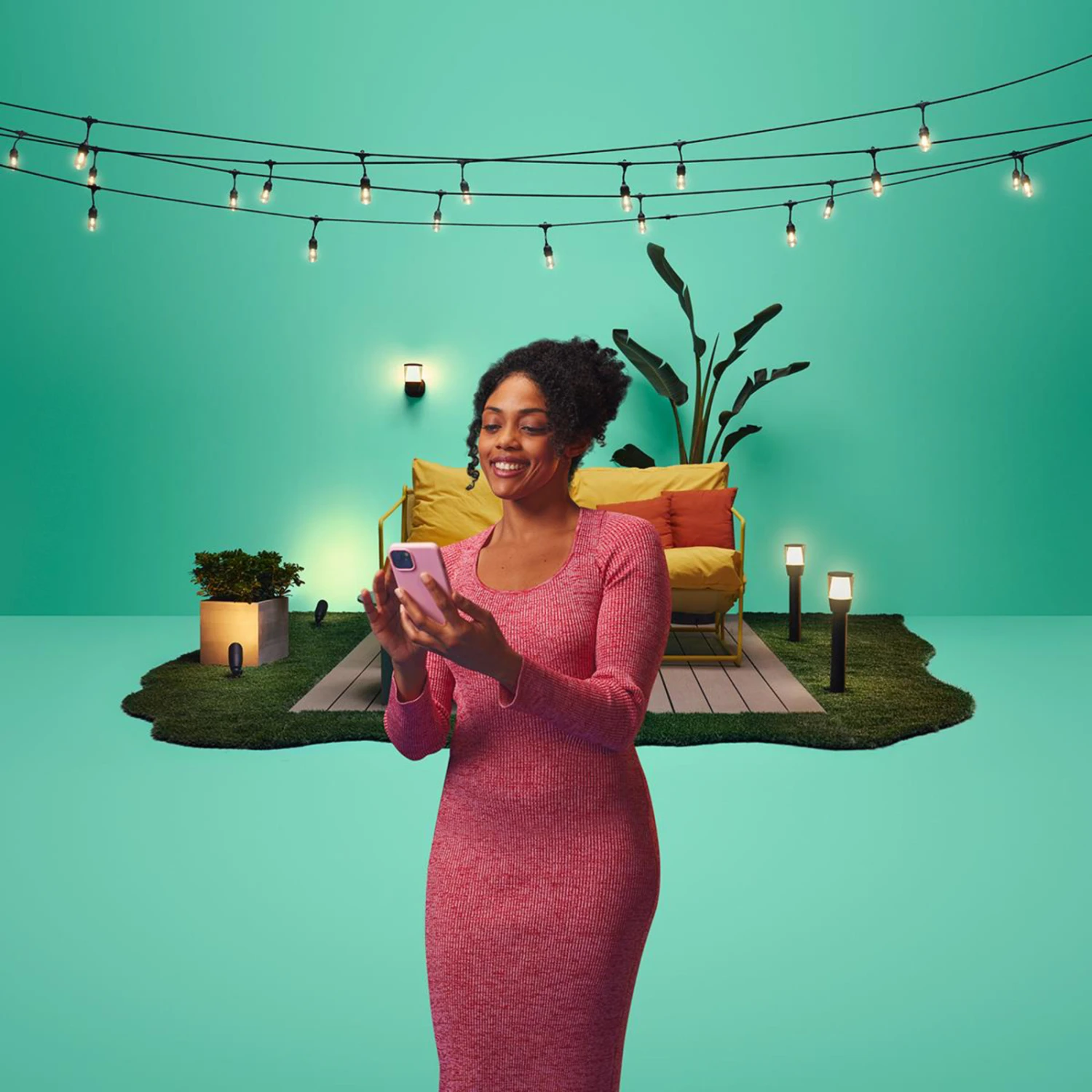 WiZ Elpas LED-Wegeleuchte Schwarz RGBW Erweiterung 6 WiZ Elpas LED-Wegeleuchte Schwarz RGBW Erweiterung – Bild 6