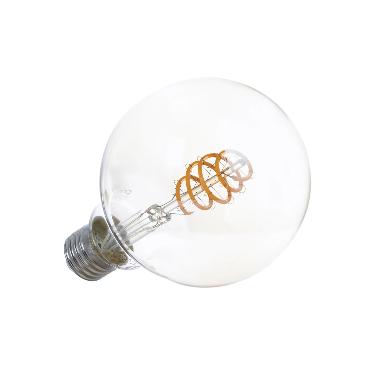 Prios LED-Globe E27 G95 4,9W WLAN Klar Amber, 2er 4 Prios LED-Globe E27 G95 4,9W WLAN Klar Amber, 2er – Bild 4