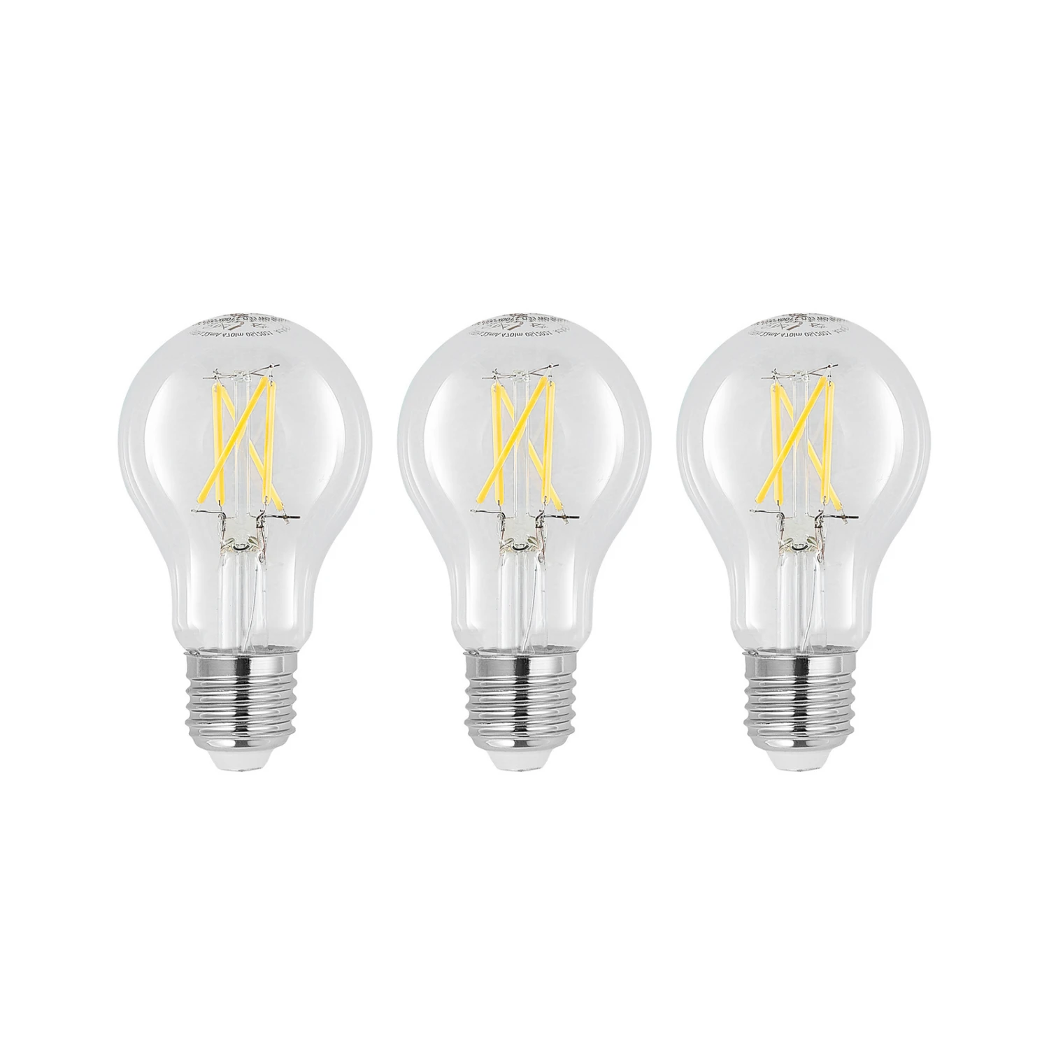 LED-Lampe E27 6W 2.700K Filament,dimmbar Klar 3er 1 LED-Lampe E27 6W 2.700K Filament,dimmbar Klar 3er