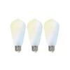 Prios LED-E27-Leuchtmittel ST64 7W WLAN Matt 3er