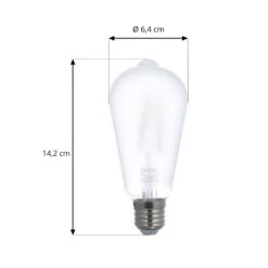 Prios LED-E27-Leuchtmittel ST64 7W WLAN Matt 3er 7 Prios LED-E27-Leuchtmittel ST64 7W WLAN Matt 3er -Paulmann Verkaufsgeschäft 10018409 3