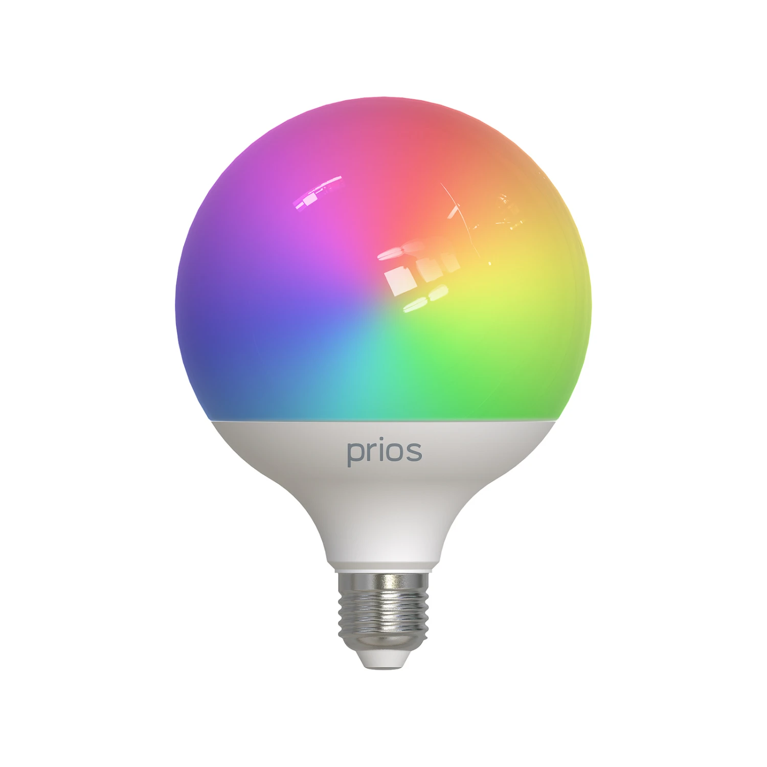 Prios LED-E27-Lampe G125 9W RGBW WLAN Matt 3er-Set 2 Prios LED-E27-Lampe G125 9W RGBW WLAN Matt 3er-Set – Bild 2