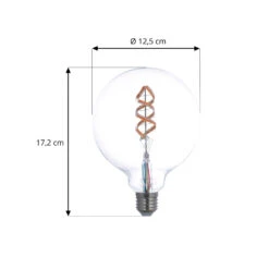 Prios LED-Filament E27 G125 4W RGBW WLAN Klar 3er 5 Prios LED-Filament E27 G125 4W RGBW WLAN Klar 3er -Paulmann Verkaufsgeschäft 10018447 2