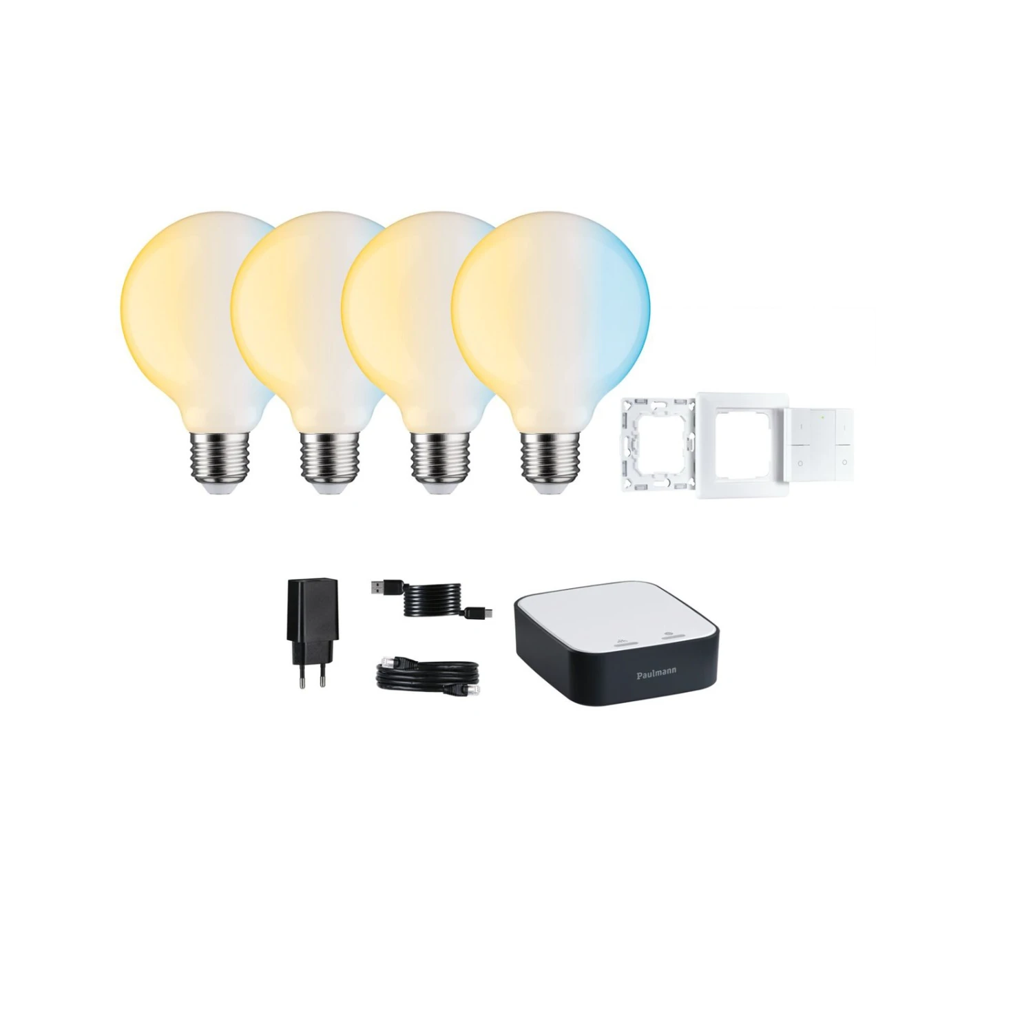 Paulmann ZigBee E27 7W LED G95 Matt CCT Bundle 8 Paulmann ZigBee E27 7W LED G95 Matt CCT Bundle – Bild 8