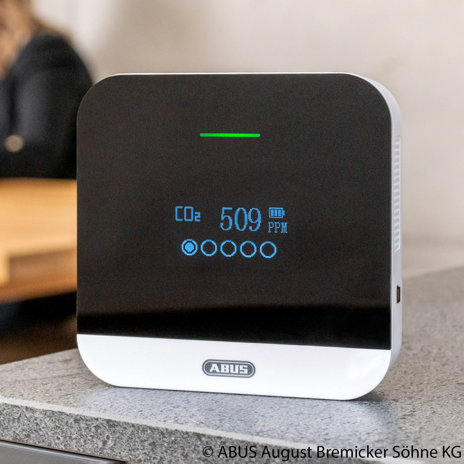 ABUS Airsecure CO2-Warnmelder 1 ABUS Airsecure CO2-Warnmelder