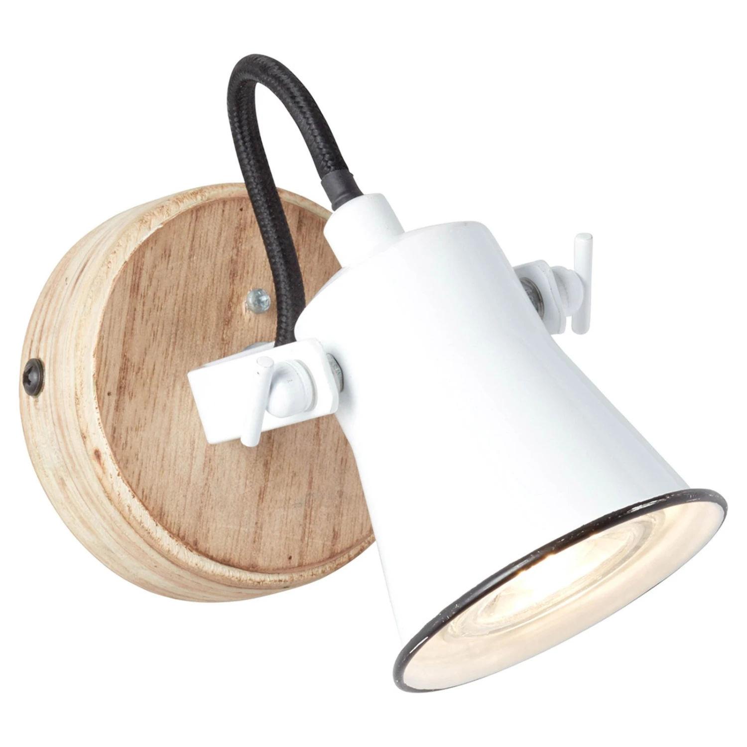 BRILLIANT Wandstrahler Seed Schirm Weiß 1 BRILLIANT Wandstrahler Seed Schirm Weiß